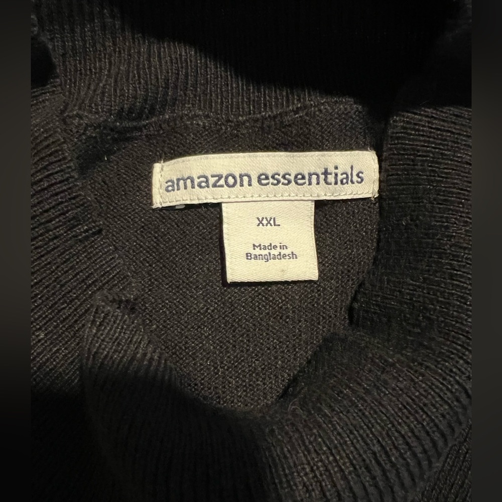 Amazon Essentials Women’s Black Mock Turtleneck S… - image 3